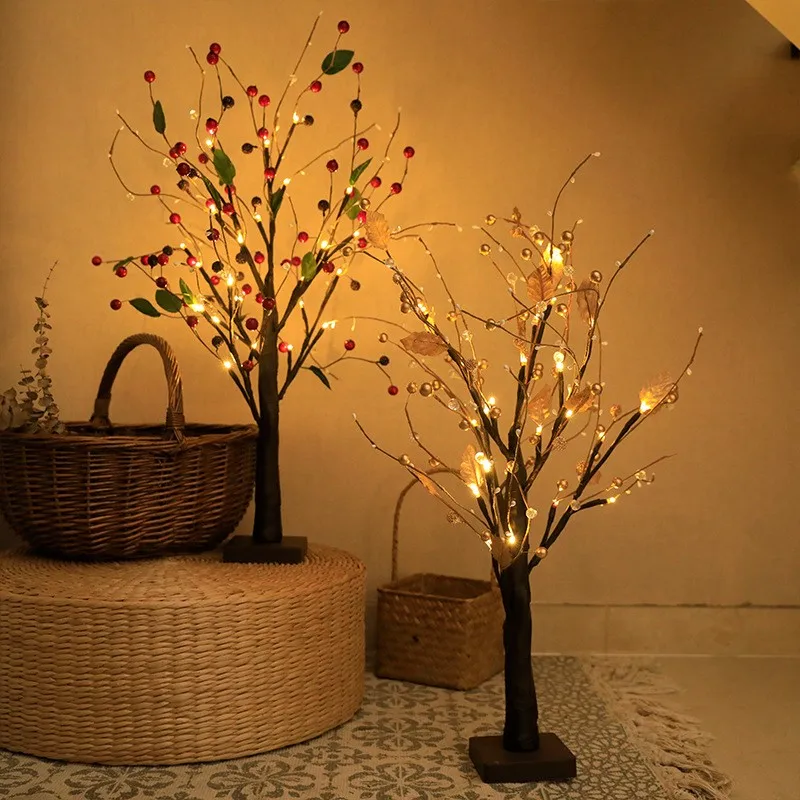 Tabletop Decoration Branch led birch lights Indoor Christmas Wedding Bedroom Decoration White Twig Light Tree