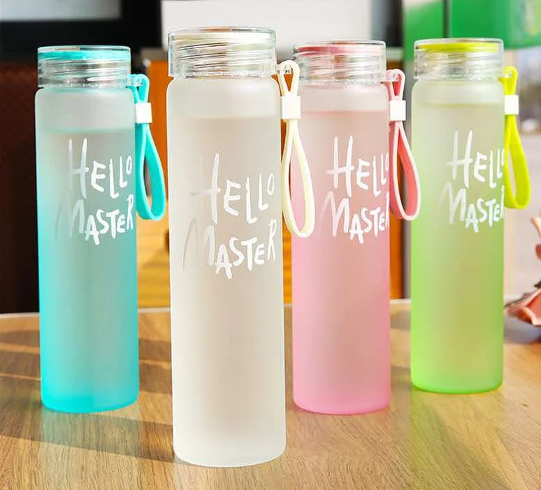 Double wall Factory direct supply High-Grade Borosilicate Unbreakable Glass Water Bottle
