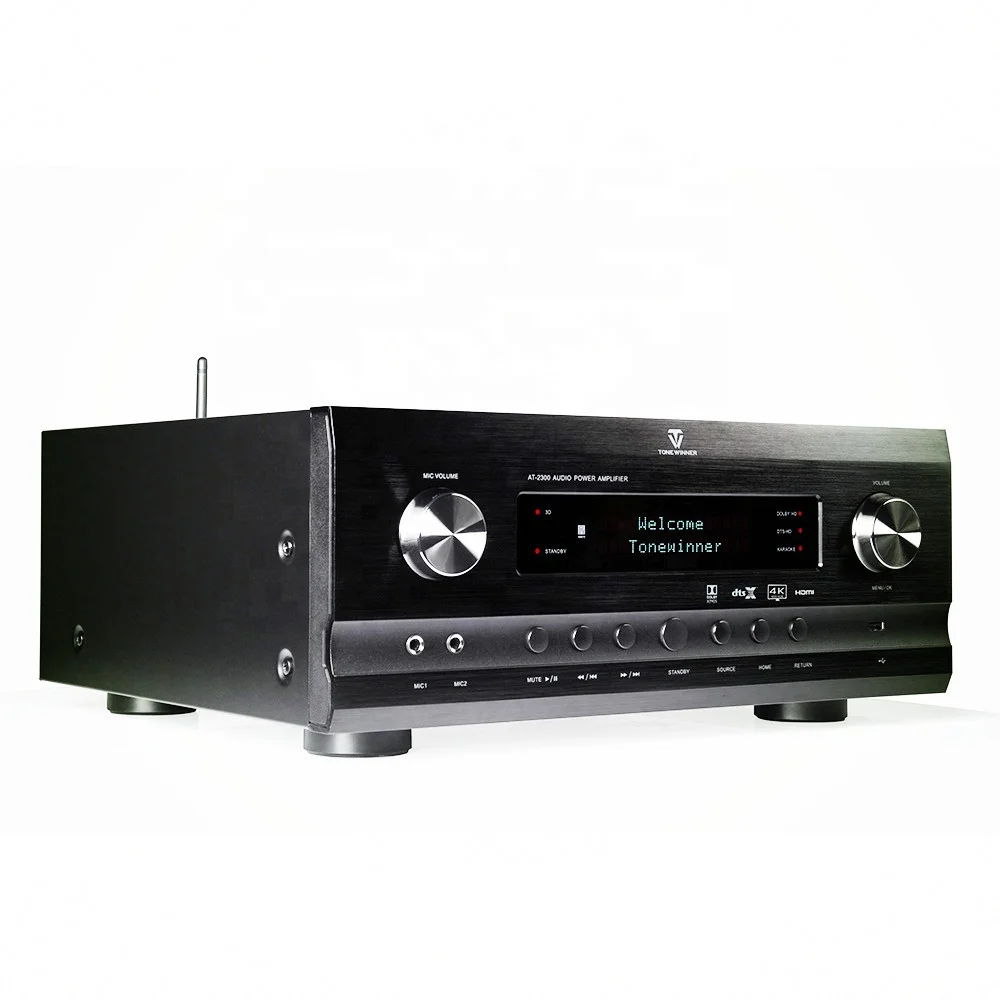 Tonewinner AT-2000 11 2 AVR dolby атмосферs 4K HD av ресивер домашний кинотеатр аудиосистема звук стерео караоке