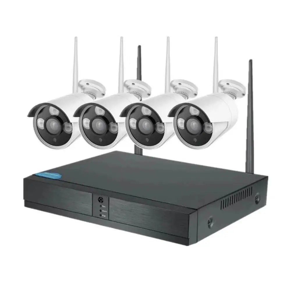 Wi-Fi камера 4CH 1080p беспроводной сетевой видеорегистратор водонепроницаемые наружные домашние системы