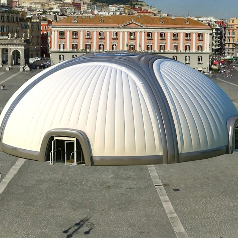 Customized giant outdoor Airtight structure inflatable air dome tent for commercial outdoor auto show exhibition events