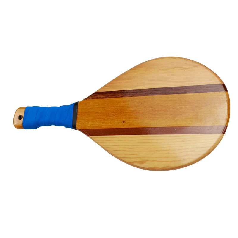 Wooden  Maui Beachball Beach Paddle Ball Racket Set of 2
