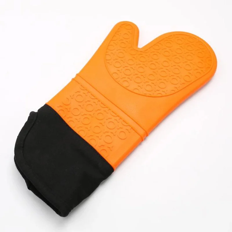 Liner Silicone Mittens Oven Glove Mitts Anti Heat Resistant Cotton Free Sample Pink, Blue Etc for Grill Baking 500 Pairs Furunda