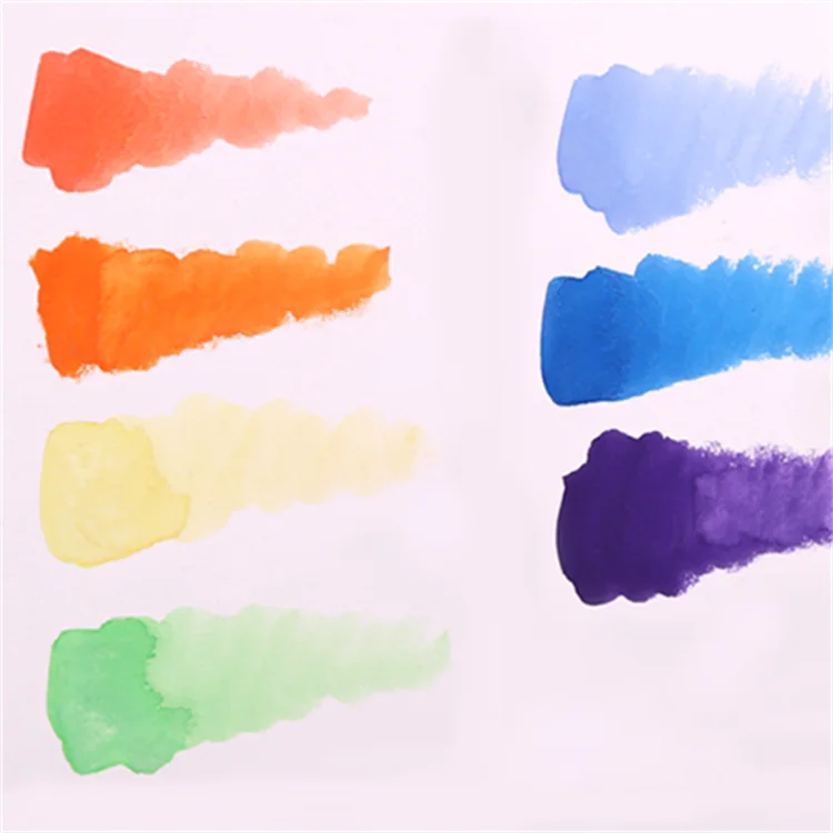 SIMBALION  High quality 12/24/36/48 solid watercolor cake powdery watercolor cake