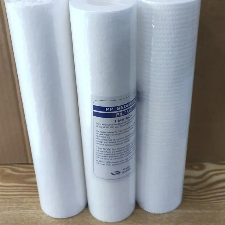 Membrane Solutions 1 Micron Water Filter Universal Whole House Replacement Cartridge Sediment Filters for Well Water