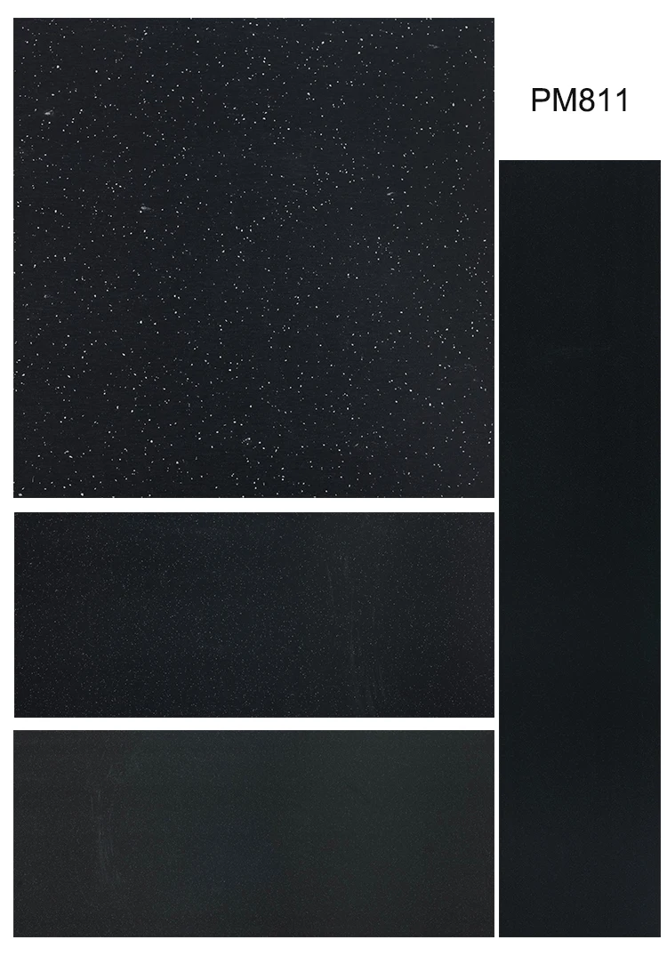 Lodestar Pure Acrylic Solid Surface 3.5mm 12mm 25mm Black Small Particles Full Sheet Resin Customized