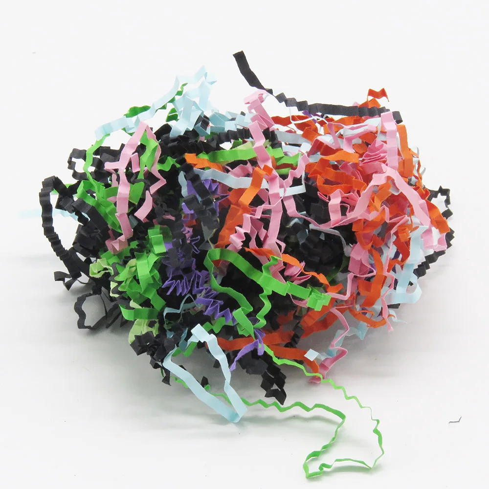 gift box packing pets digging box craft filling bulk mixed colors cardboard crinkle shredded paper