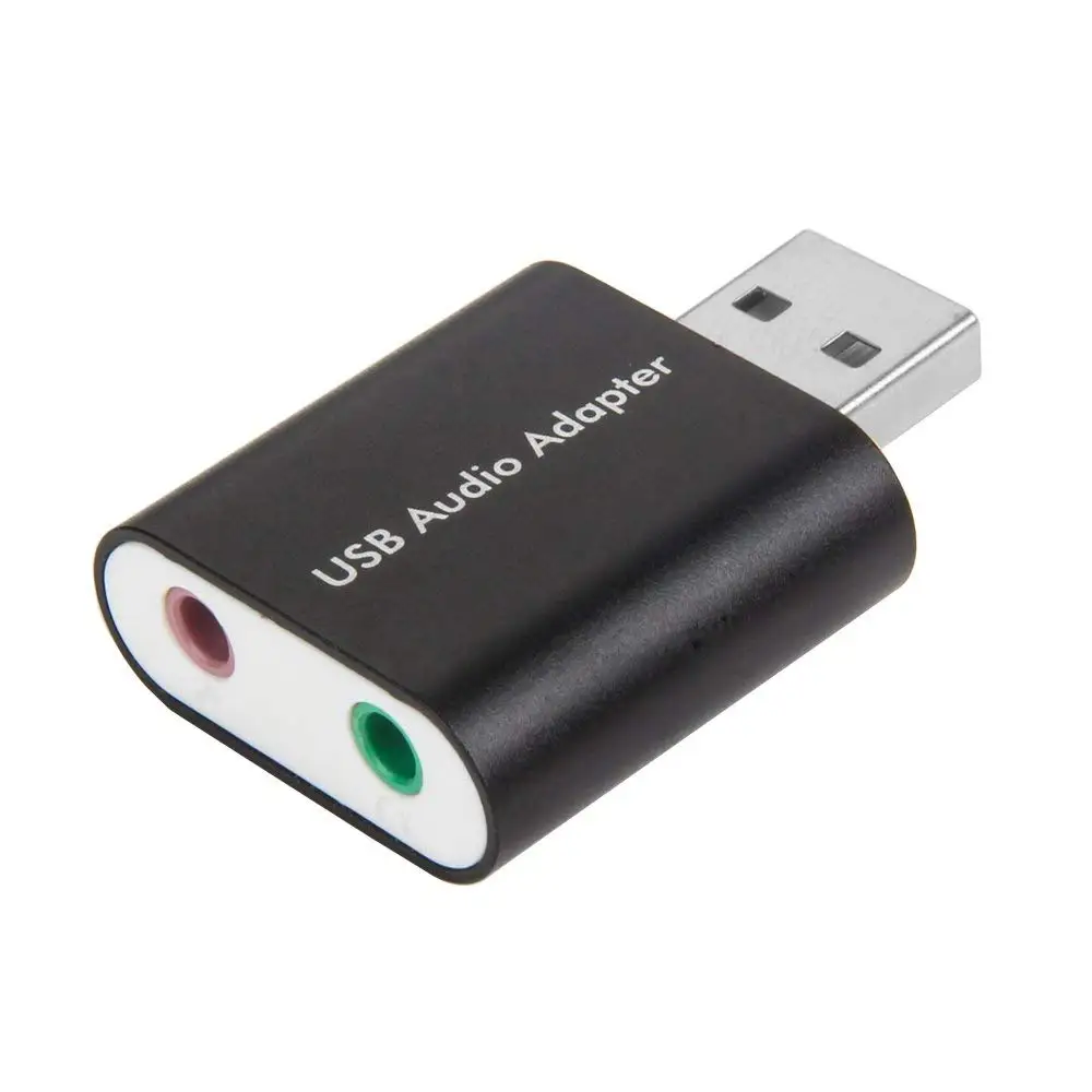 Портативный USB-адаптер для звуковой карты usb7.1 внешний звуковой привод для компьютера