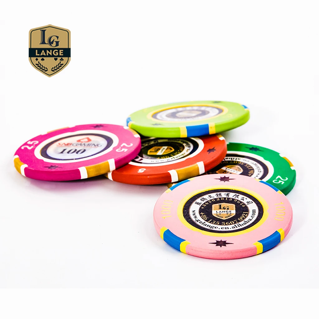 Baccarat Poker Chips 45mm Casino Chips Value Custom RFID Poker Chips