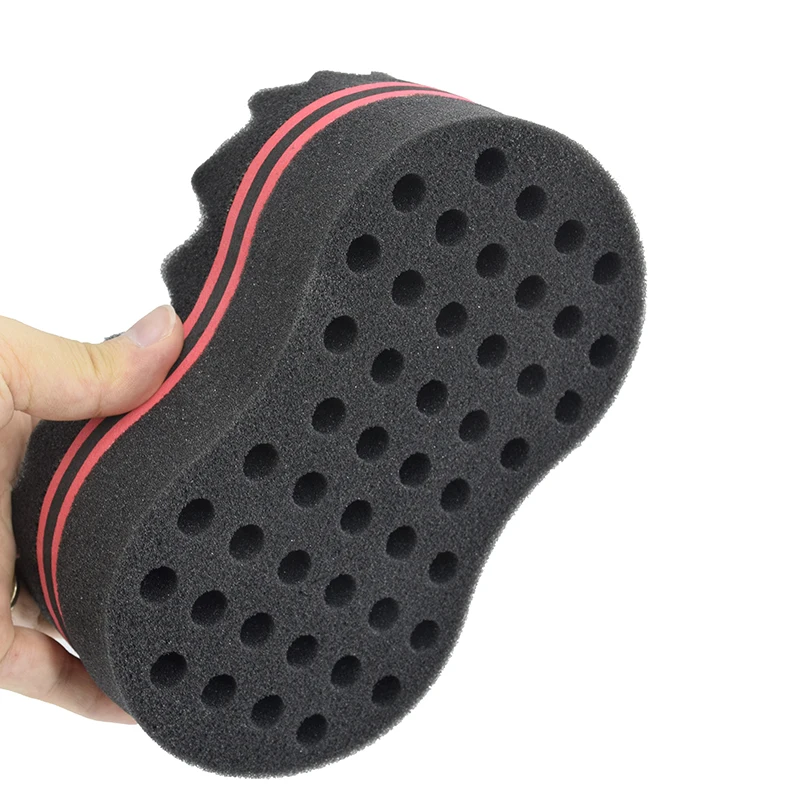 Dreadlocks Sponge Brush Hair Twist Curl Double Side Oval Shaped Cornrows Deep Cleanse