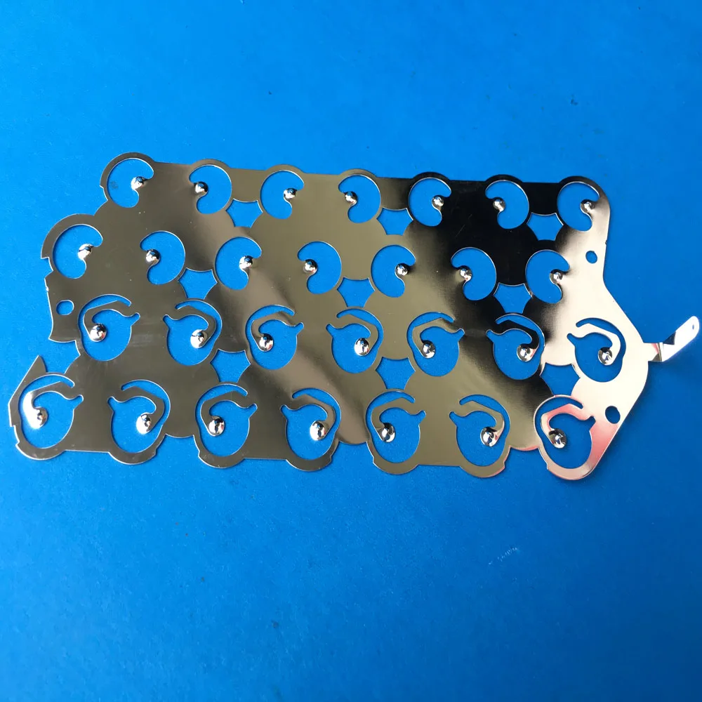 oem 2 holes Electrical Power Socket insert switch terminal contact electrical accessories brass stamping electric contacts