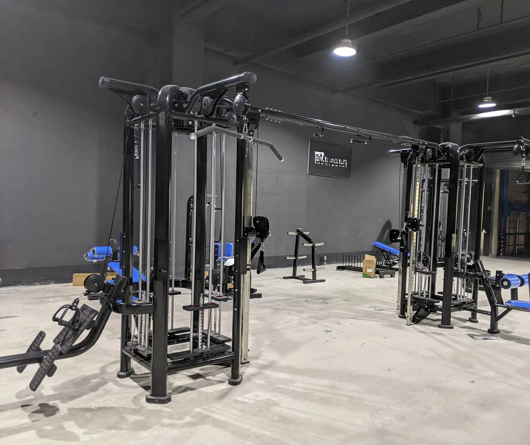 Commercial Fitness Equipment Strength Machine Pin Select Steel Cable Motion MJ8 Multi Jungle 8 Station for Gym Exercise