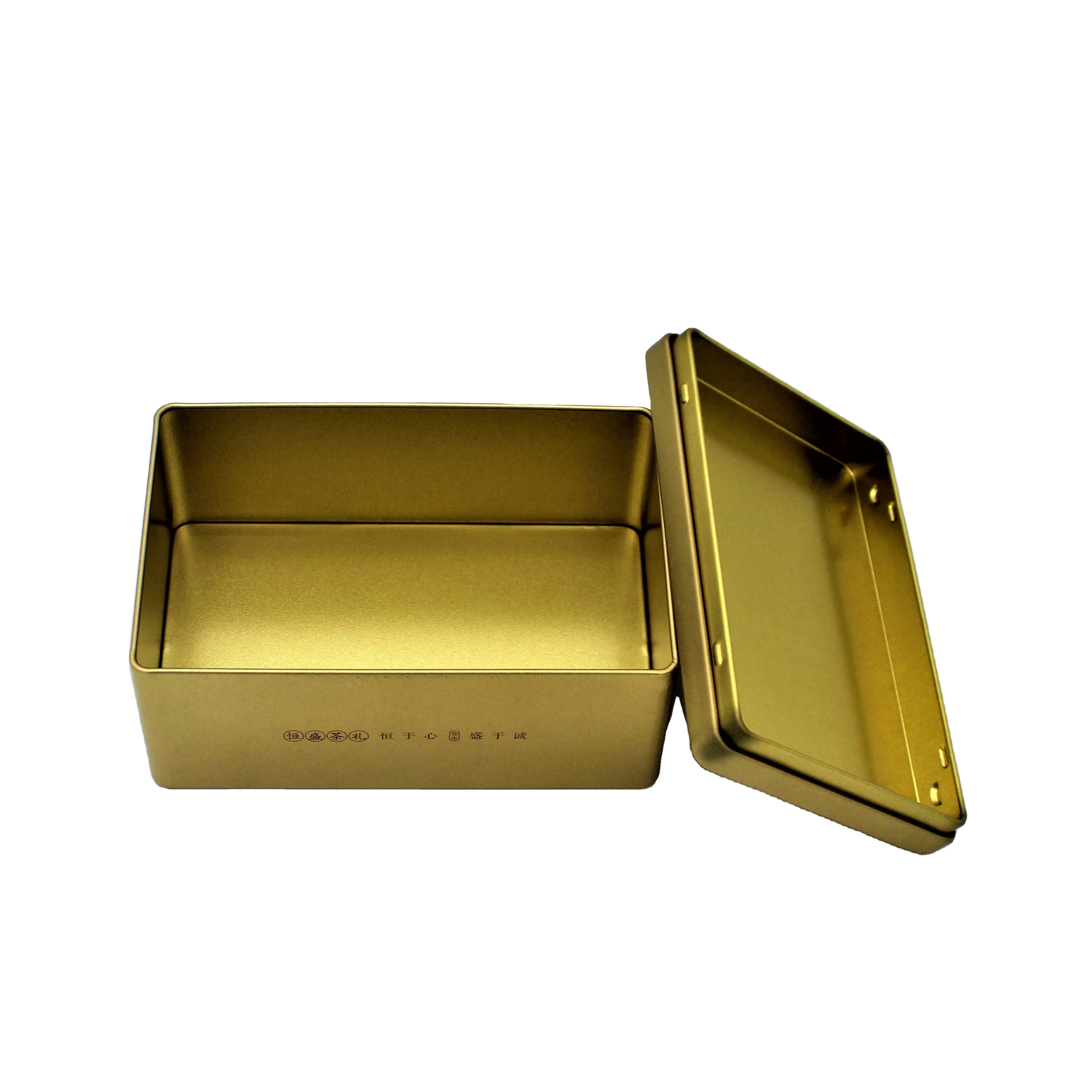 Customized Logo Color Printing box packaging zkittlez tin tin case For Food And Tea