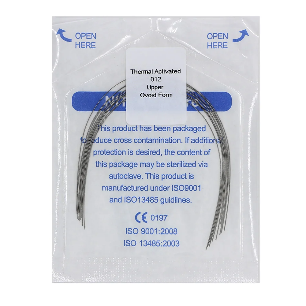 OEM supplier dental orthodontic super elastic Thermal Activated Arch Wire