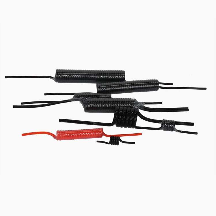 
4mm China Supplier Professional Coiled Auto Pneumatic TPU Spring Hose Polyurethane Spiral Air Hose PU Coil Hose 