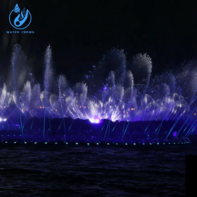 Hot Selling Multifunctional Projection Fog Fantastic Wall Fountain Water Screen Movie
