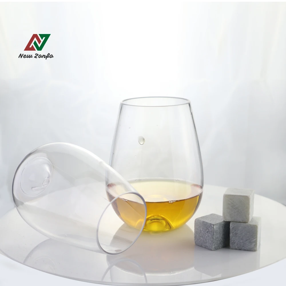 
High Quality 8oz 10oz 16oz Stemless Wine Glass New Style Unbreakable Wine Glasses drinkware for party 