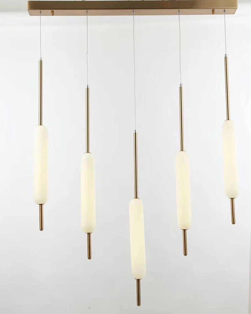 Modern Floor lamp Luxe Gold Metal Glass shade Floor Lamp decor mall living room