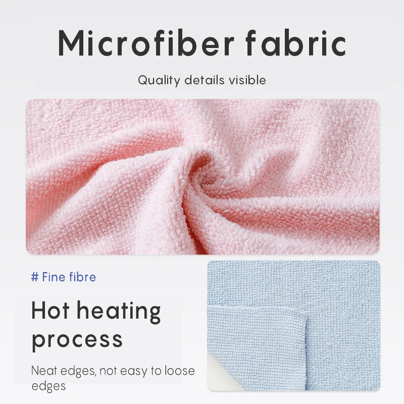 50Pcs Disposable Extractive Removable Rag Dry And Wet Absorbent Dish Towel Microfiber Lazy Kitchen Cleaning Cloth In Box