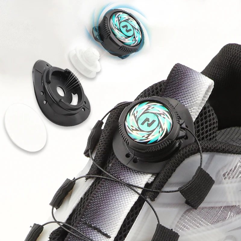 Swivel Buckle Elastic Laces Sneakers Automatic Shoelaces Without ties Adults Kids Lazy No Tie Shoe laces Shoe Accessories