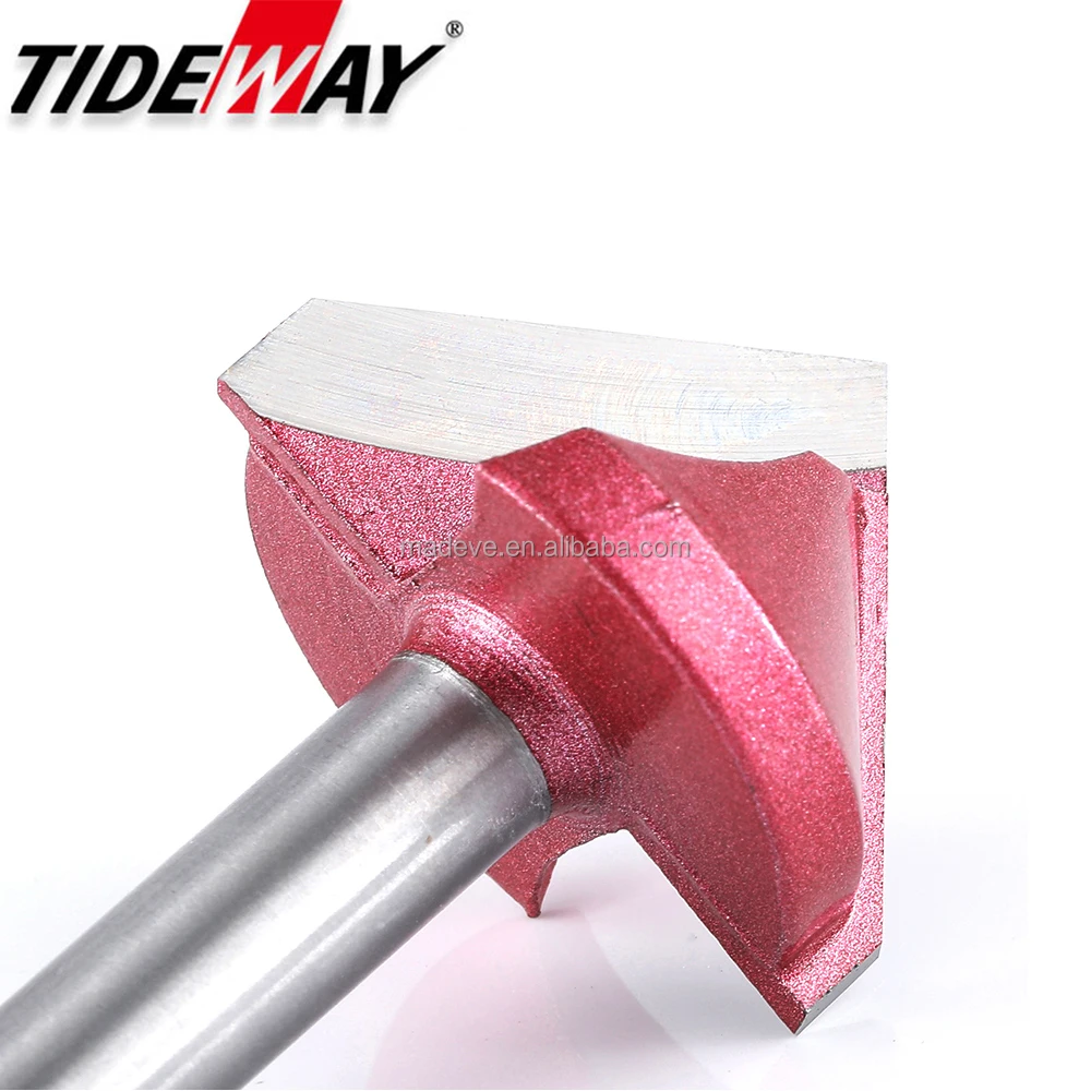 Wholesale 6mm Shank 3D V Shape Grooving CNC Milling Tungsten Carbide Tipped Carving Router Bit