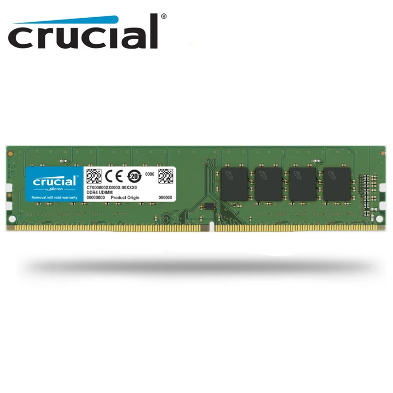 Original Crucial PC DDR4 memory ram 8GB 32GB 16GB 3200MHz DIMM Desktop Memory Support motherboard PC