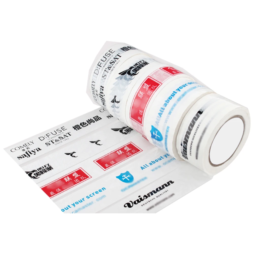 BOPP Packing Tape OEM Your Brand Logo Packaging for Box Sealing