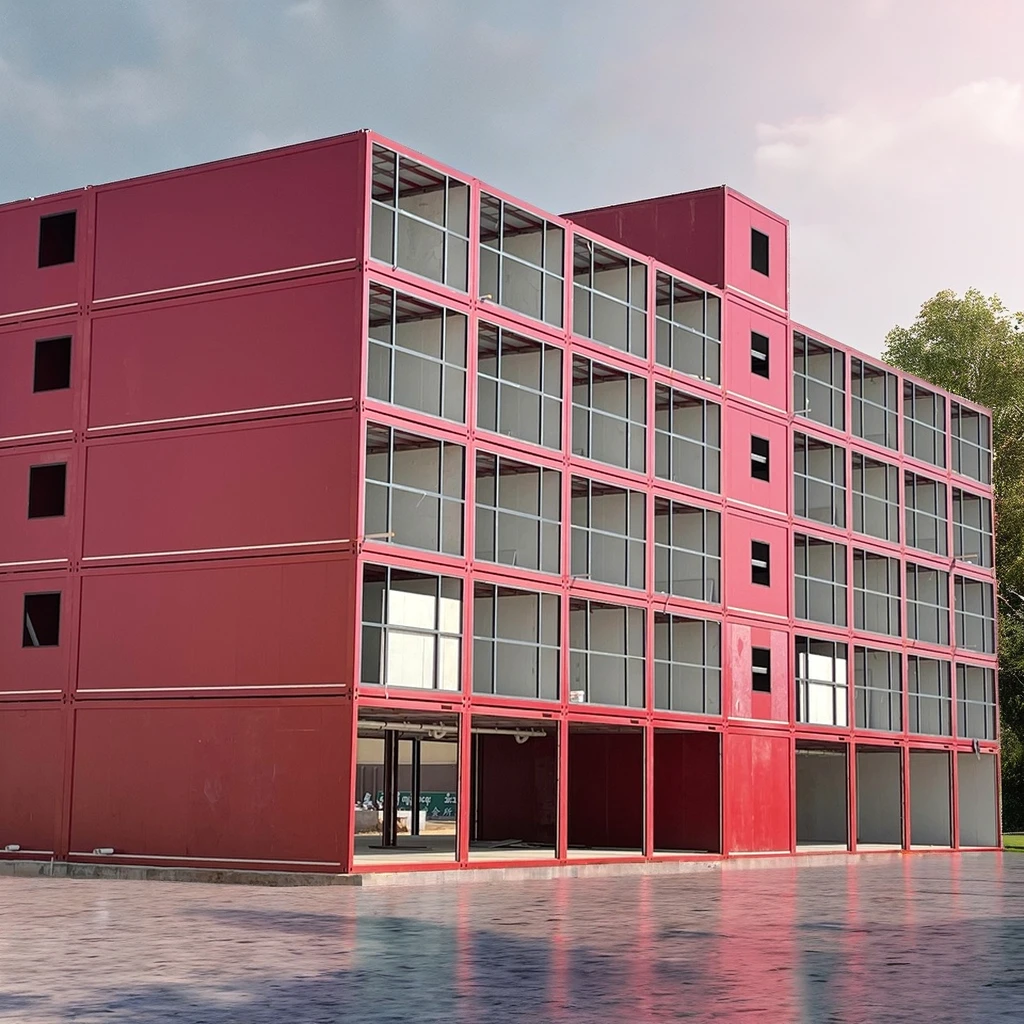 2024 Modern Design House High Quality Hurricane-Proof Prefab Houses for Bedrooms and Warehouses   Flat Pack Container