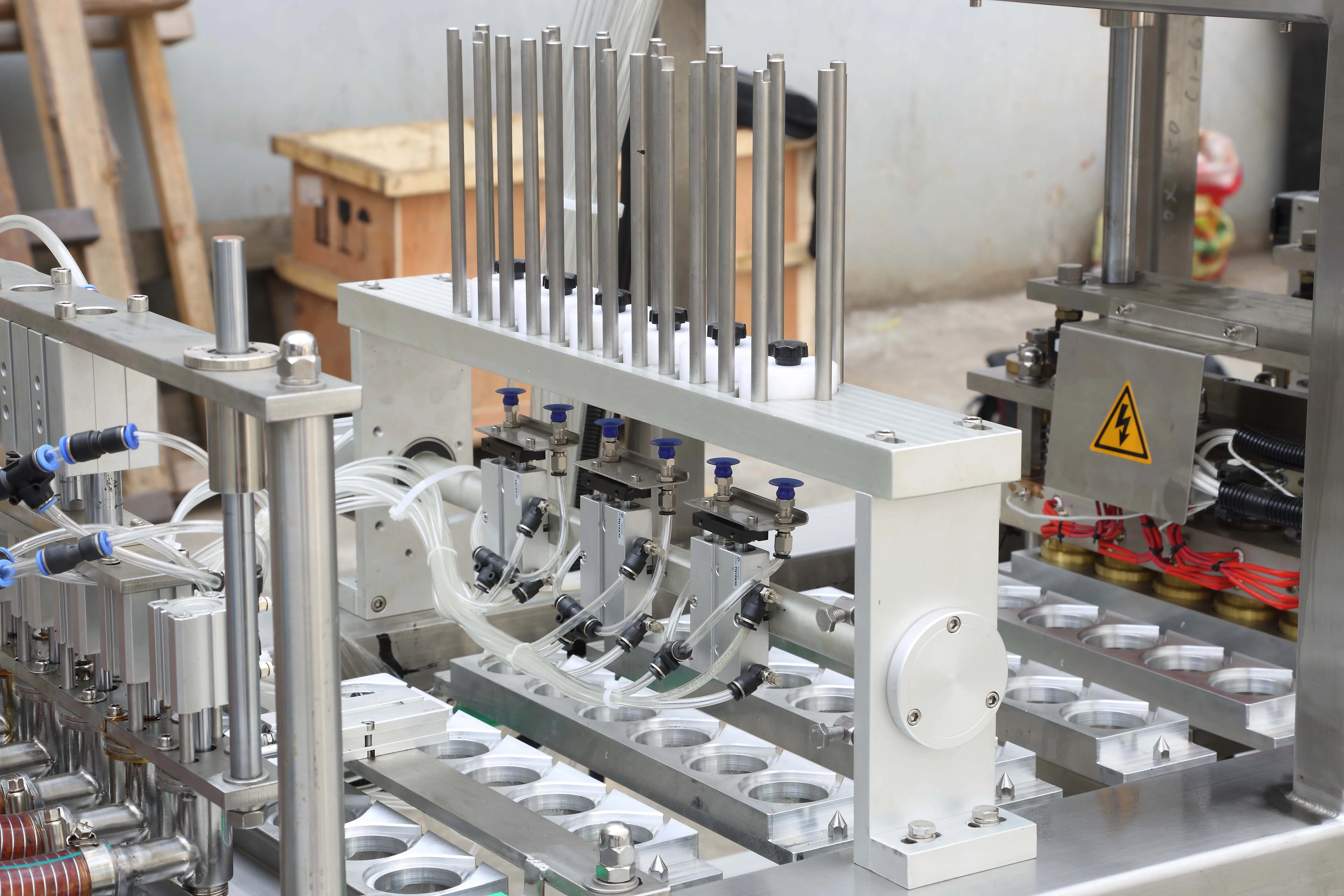 Condiment Cup Liquid Filling And Packing Sealing Machine Automatic Yoghurt Cup Energy Drink Cup Filling And Sealing Machine