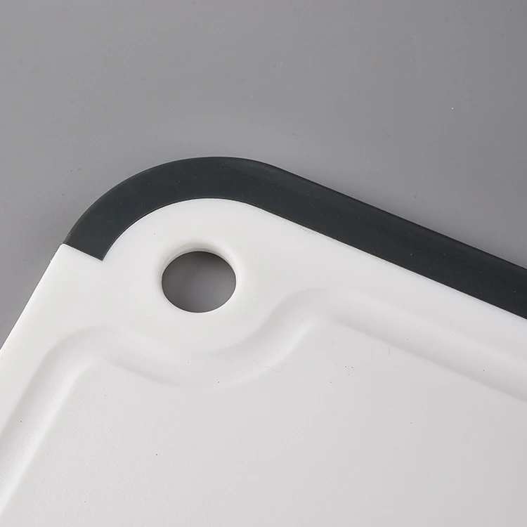
Dishwasher safe Non-Slip Feet and Drip Juice Groove Plastic Chopping Board Cutting Board set 