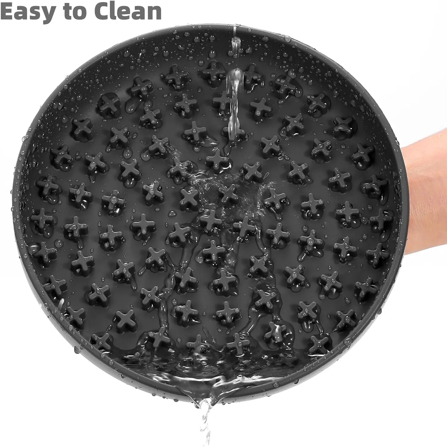 Customized Cross Knit Sweater Weave Pattern Slow Food Feeder Pad Round Licking Pet  Mat for Dogs & Cats L size