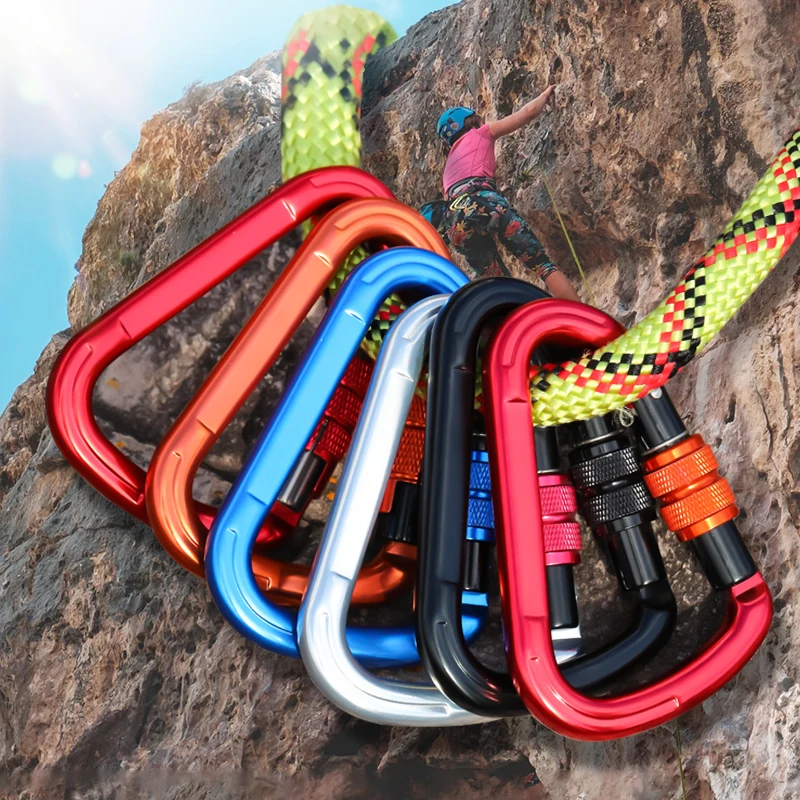 Customized Multi-Size 2500kg High Load-Bearing 7075 Aviation Aluminum 25kn Mountaineering Hook