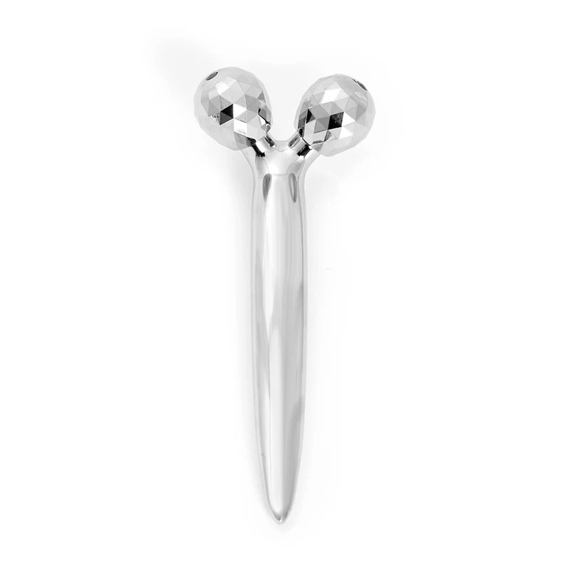 Y shaped manual roller massager face massager beauty tool facial lift and wrinkle removal tool
