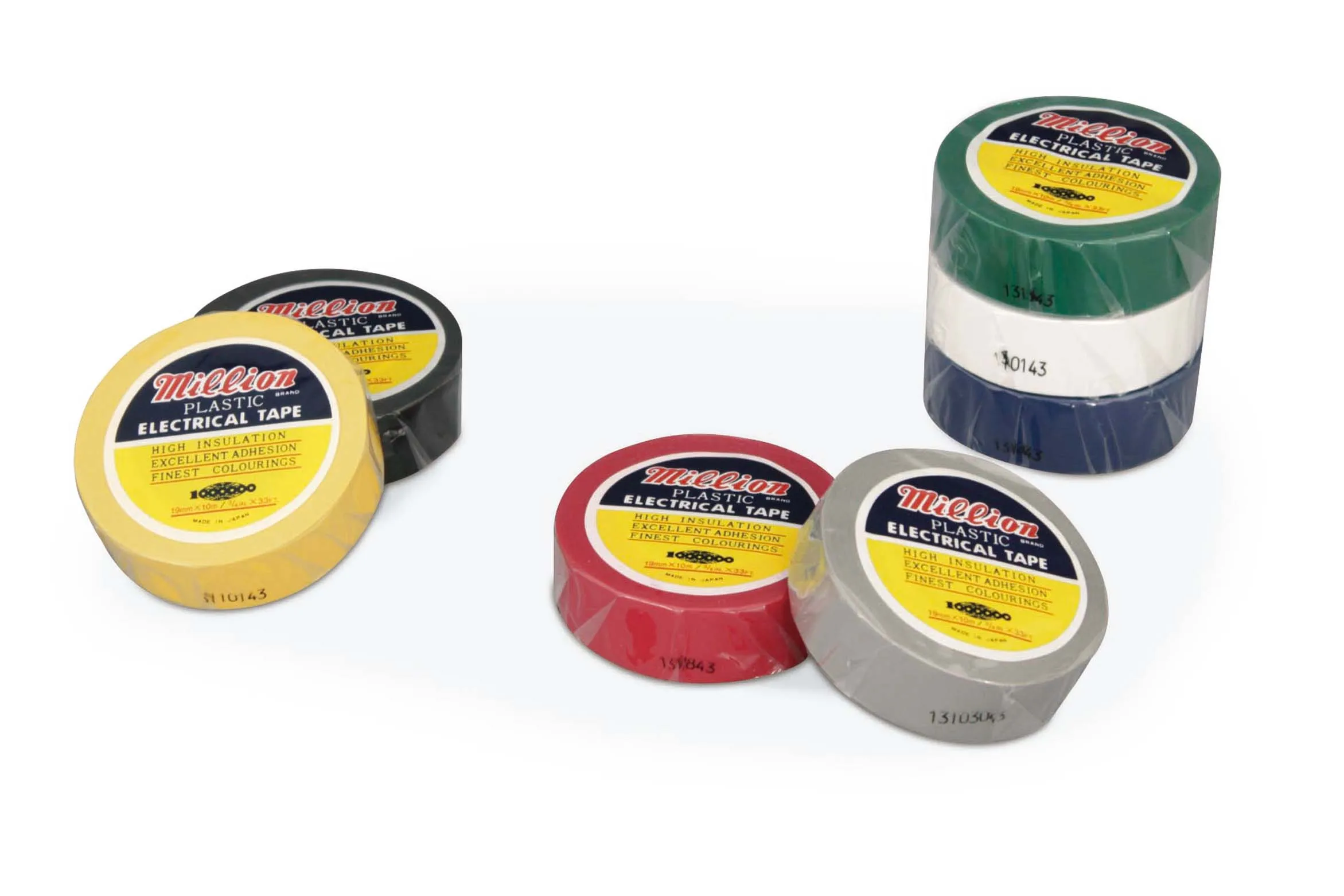 Black pvc electrical antistatic insulation civil engineering construction strong adhesion tape for air conditioner