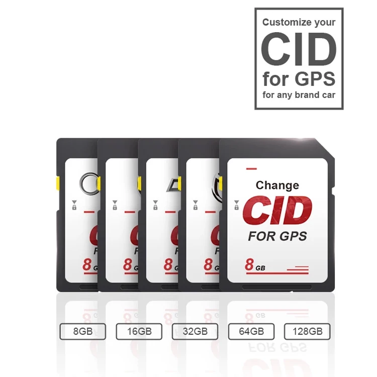 Original Chip Customized Your CID Changeable CID SD Card High Quality 8gb 16gb 32gb 64gb 128gb Custom CID Changed SD Card