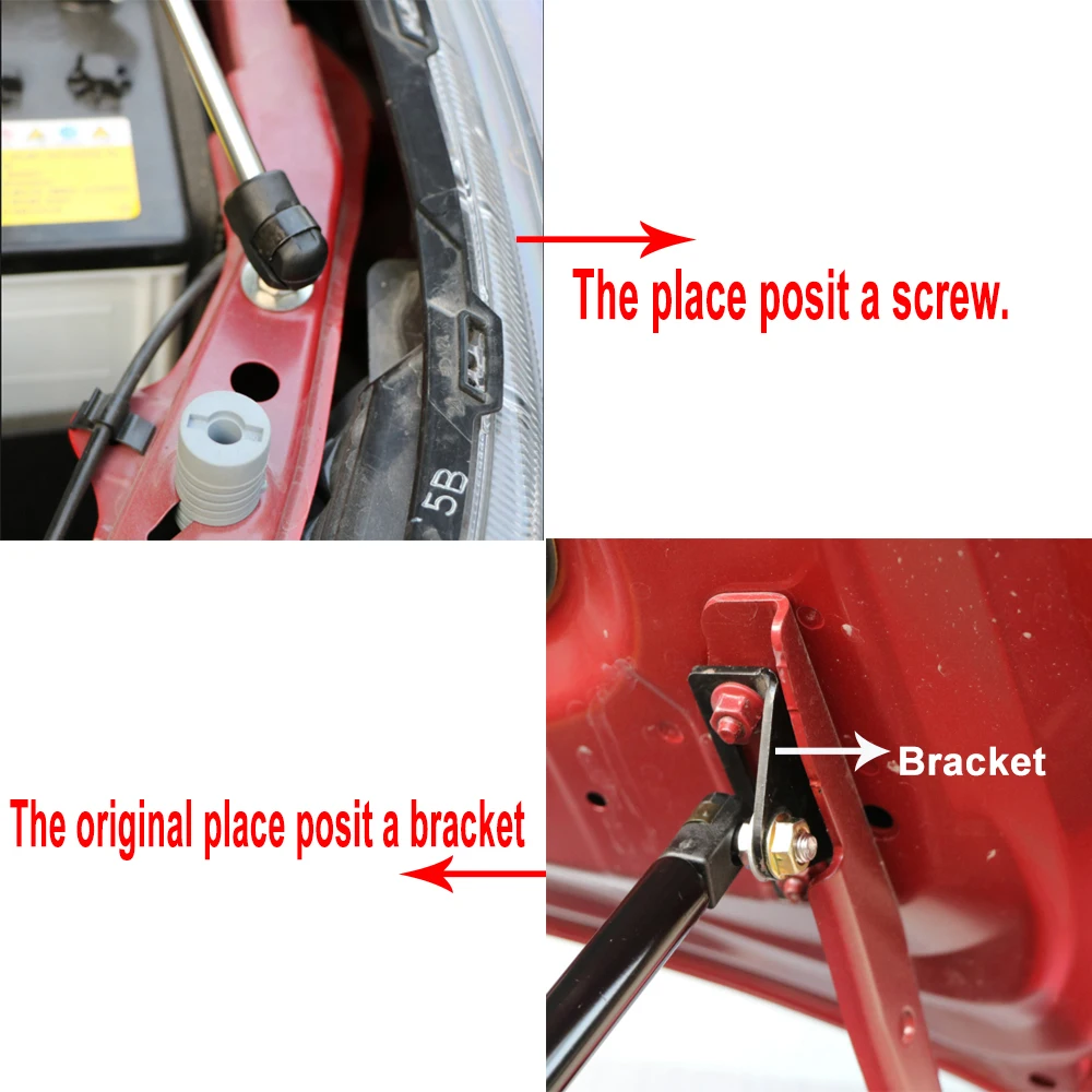 Refitted Hood Gas Struts Support Rod for 18+ Subaru No Drill Bonnet Lift Gas Spring Compatblie with Toyota 86GT86 2012-2020