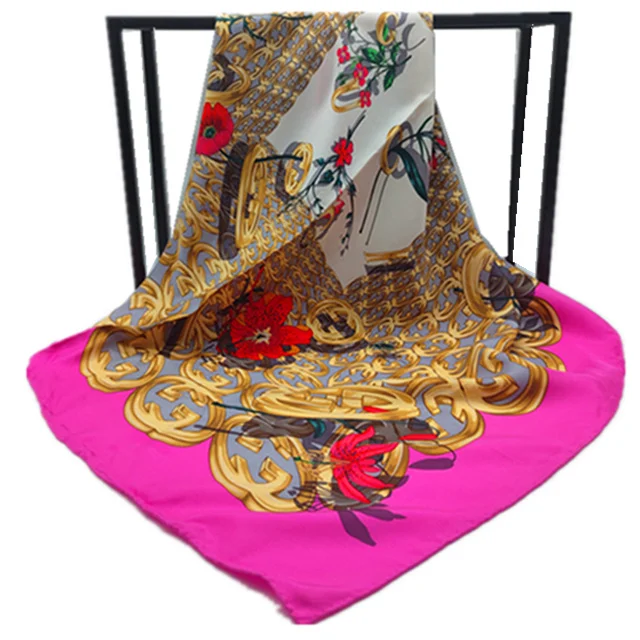 New Arrivals Muslim Silk Scarf Women Fashion Hijab Muslim for Dyeing Blank Silk Scarves