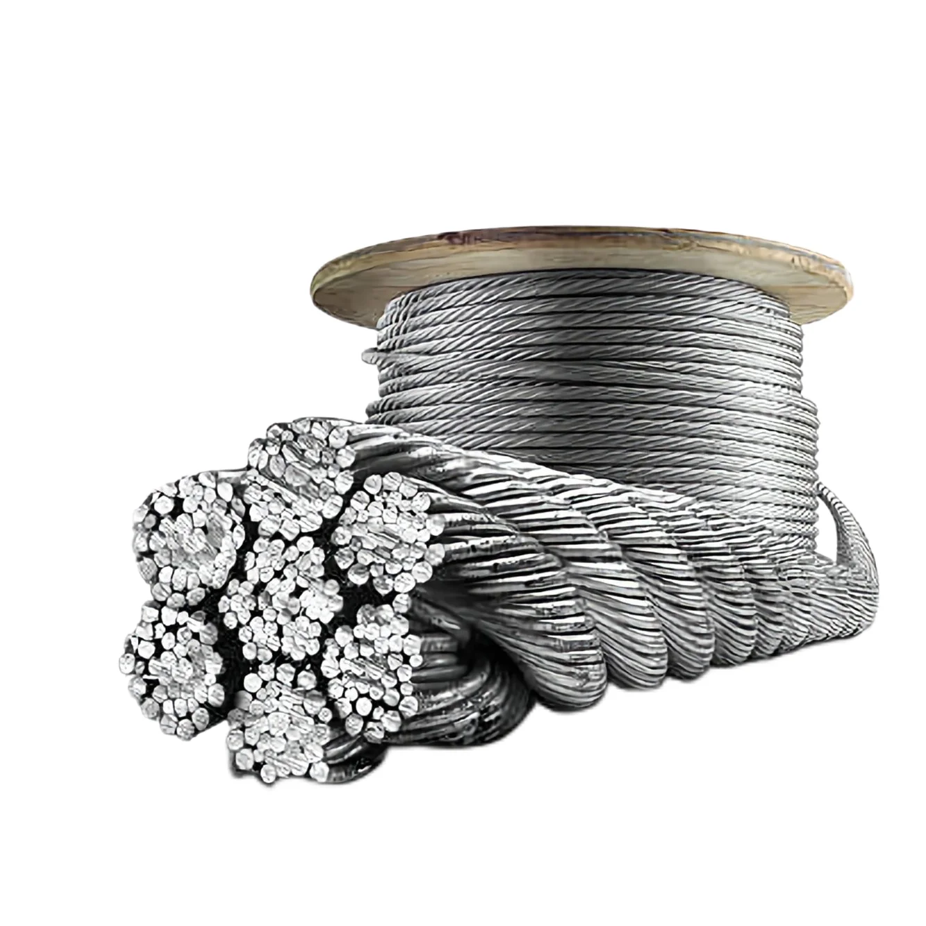 Factory Price High Quality Stainless Steel 304 316L Galvanized Steel Wire Rope 6*12 8MM FC Building Drilling Elevator Lifting