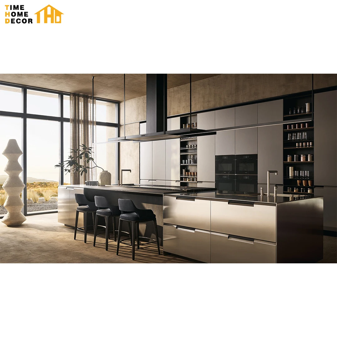 Tailor-Made Dream Kitchen High Quality Steel Kitchen Island