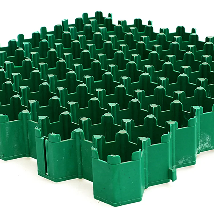 HDPE plastic honeycomb grass grid  for Parking floor