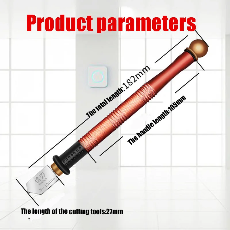 Hand glass knife handle ceramic tile knife cutting glass alloy knife wheel