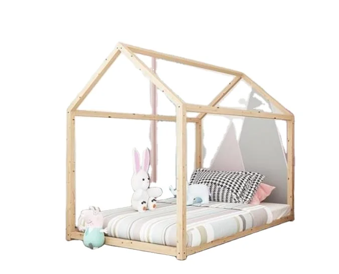 Fast Sample Ins DIY Children Bed Toddler Floor Bed Kids House Bed