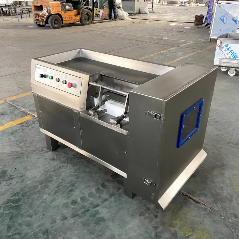 Automatic Raw Frozen Dice Cuber Mince Mini High-speed Cube Machine Home Use Stainless Steel Meat Dicer