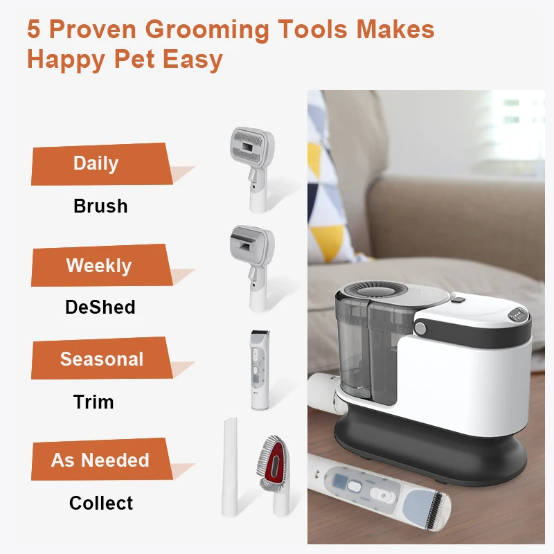 Good Price Professional Manufacturer Factory Hot Sale Popular Friendly Pet Dogs Cats Hair Collection Grooming Vacuum Cleaner