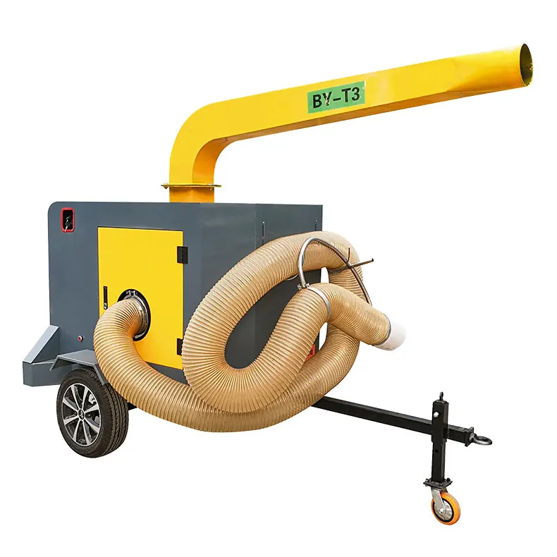 Baiyi-T3 Hot Selling Small Trailer-mounted Tow-behind Leaf Collector Litter Leaves Collector