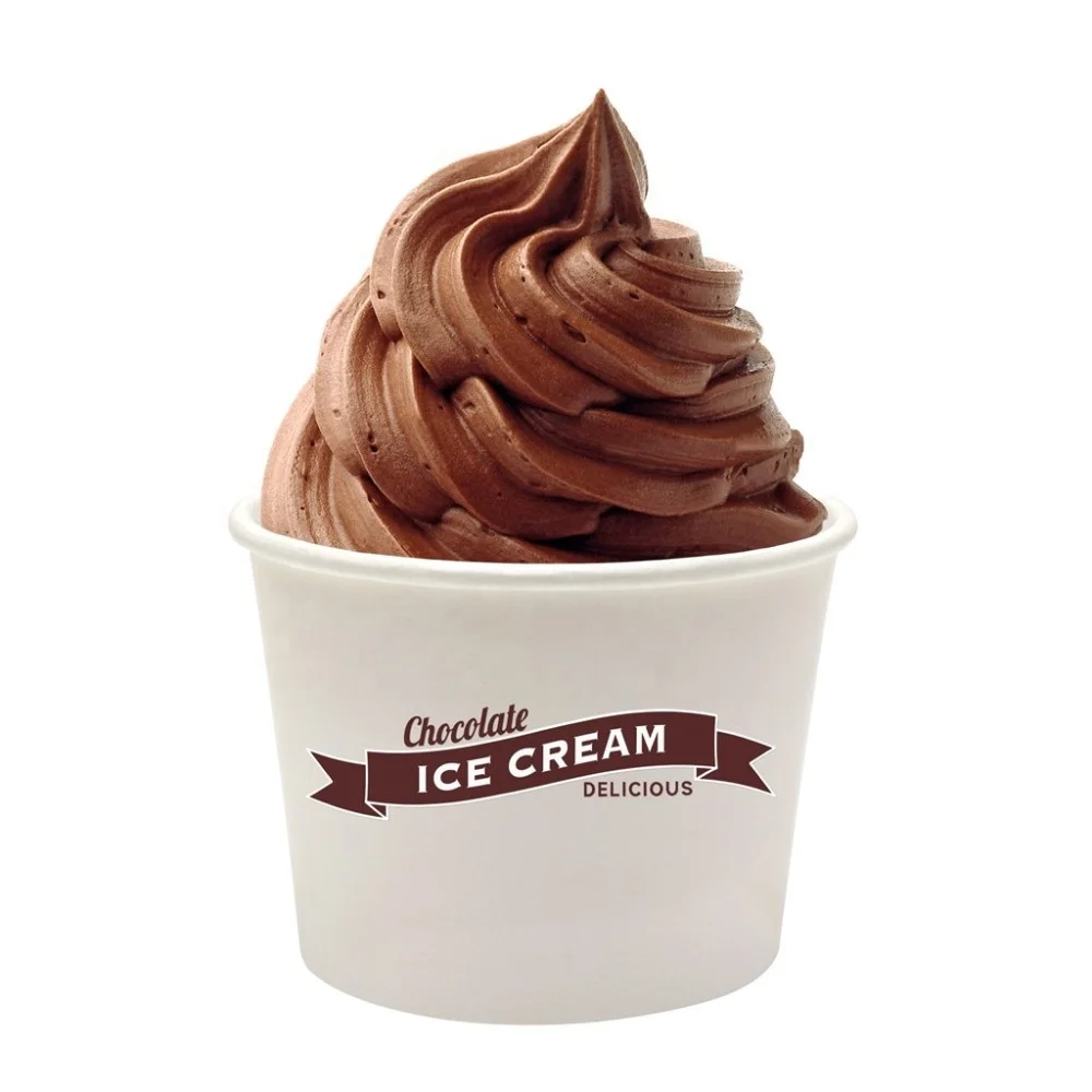 Cheap Price Degradable Double PE/PLA Coated Icecream Paper Cup Disposable Frozen Yogurt Parfait Bowl Small 4 5 6oz Ice Cream Cup