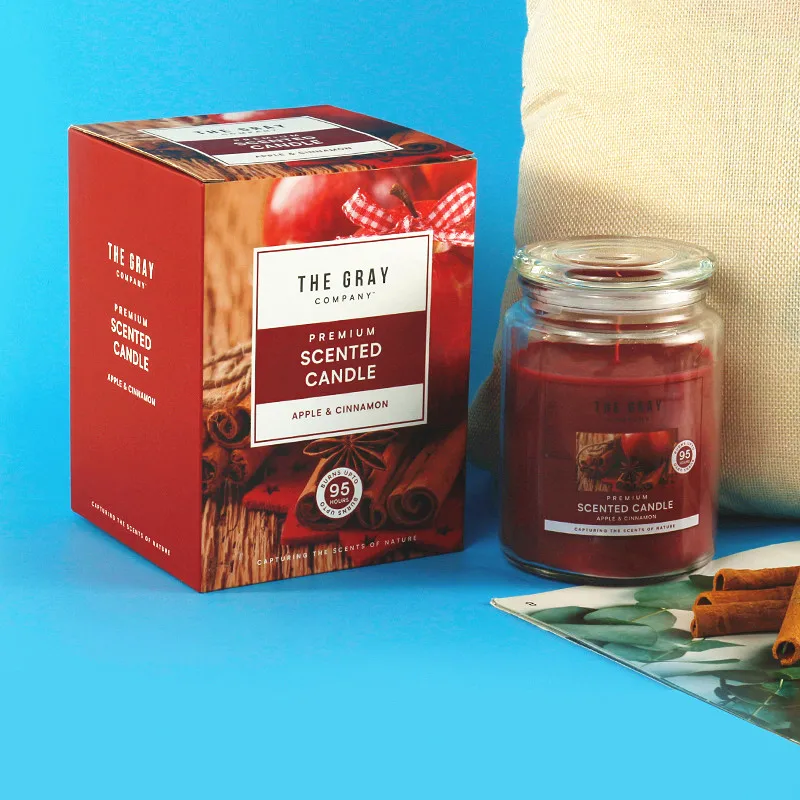 LD15T Wholesale Stock High Quality Yankee Style customized Label Glass Scented Candle With glass Lid For Home Decoration