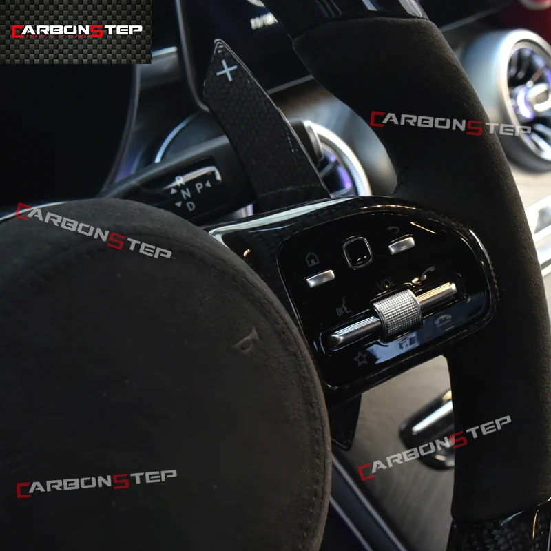 Car Steering Wheel For Mercedes Benz AMG GL550  C250 S350 C350 E350 ML 166 CLA 180 ML 164 G500 Carbon Fiber Steering Wheel