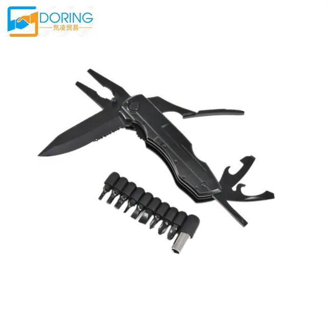 Multi-function Knife Camping Equipment Outdoor Tool Knife Survival Combination Stainless Steel Folding Knife Pliers
