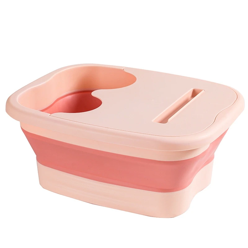Hot Sale Folding Foot Soak Bucket Plastic Bath Basin Massage Household Adult bath With Handle